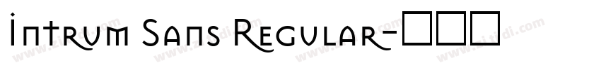 Intrum Sans Regular字体转换